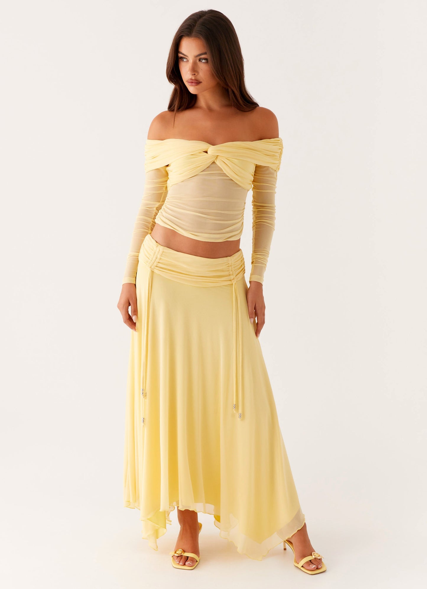 Kirrabilli Midi Skirt - Yellow