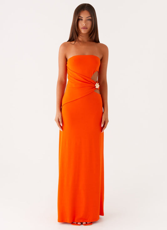 Anetta Maxi Dress - Orange