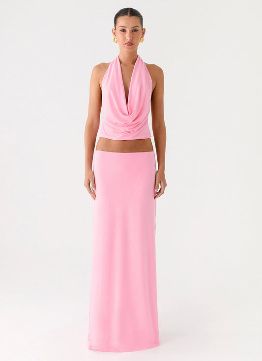 Ashi Maxi Skirt - Pink
