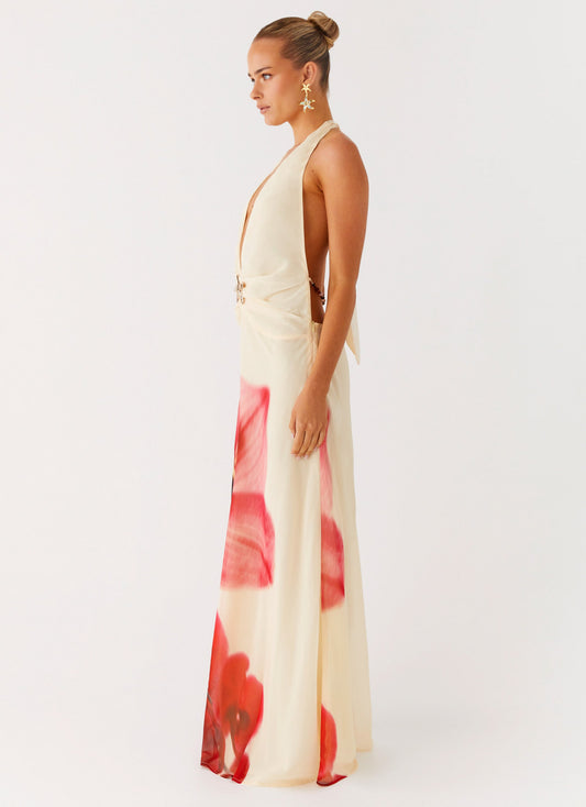 Belivia Maxi Dress - Yellow Bloom