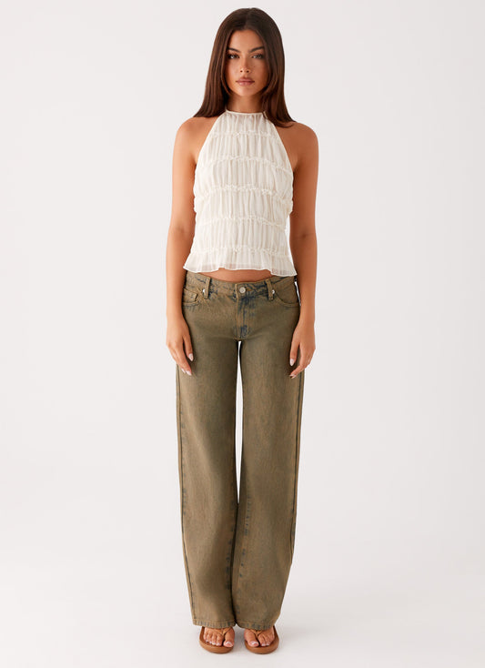 Bennie Halter Top - Ivory