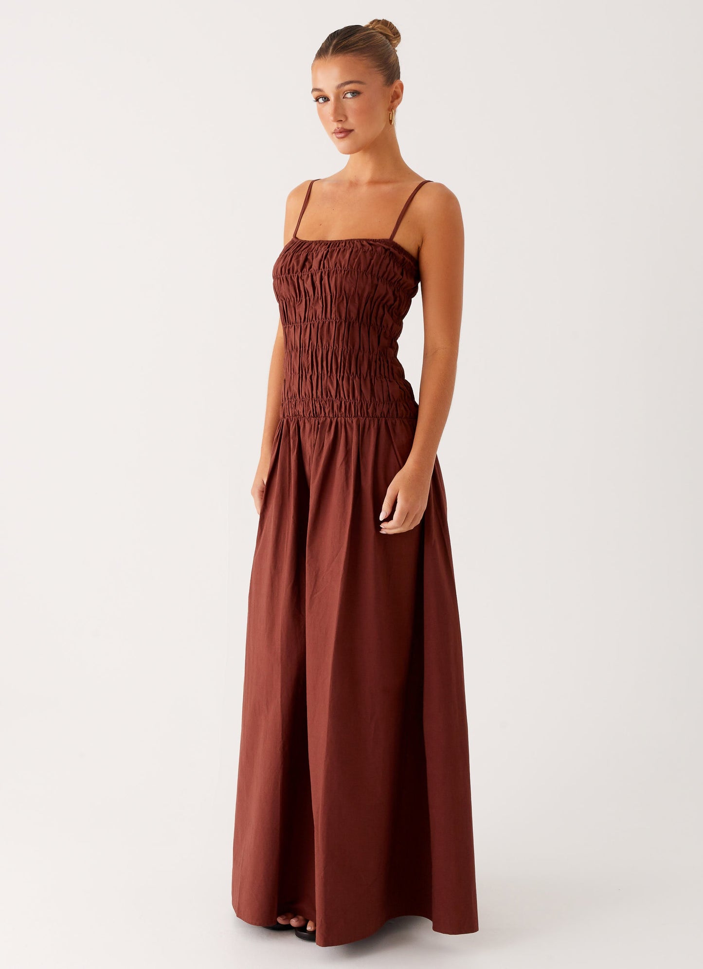 Brooke Maxi Dress - Chocolate