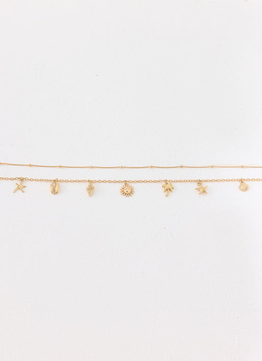 Ciao Charm Belly Chain - Gold