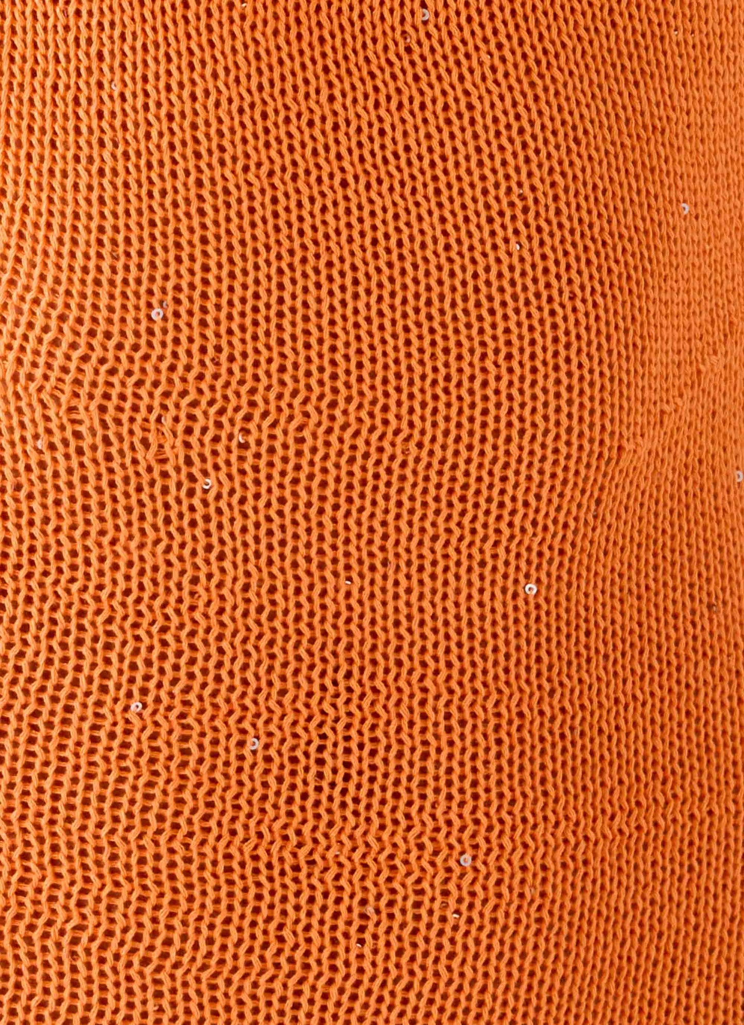 Delfina Cowl Knit Maxi Dress - Orange