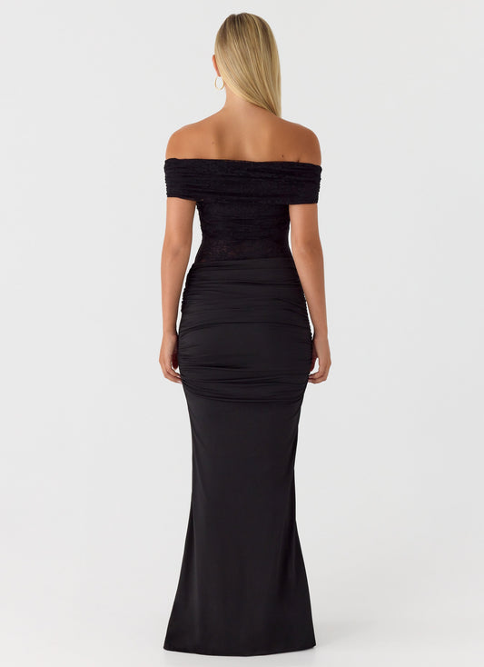 Either Way Maxi Dress - Black