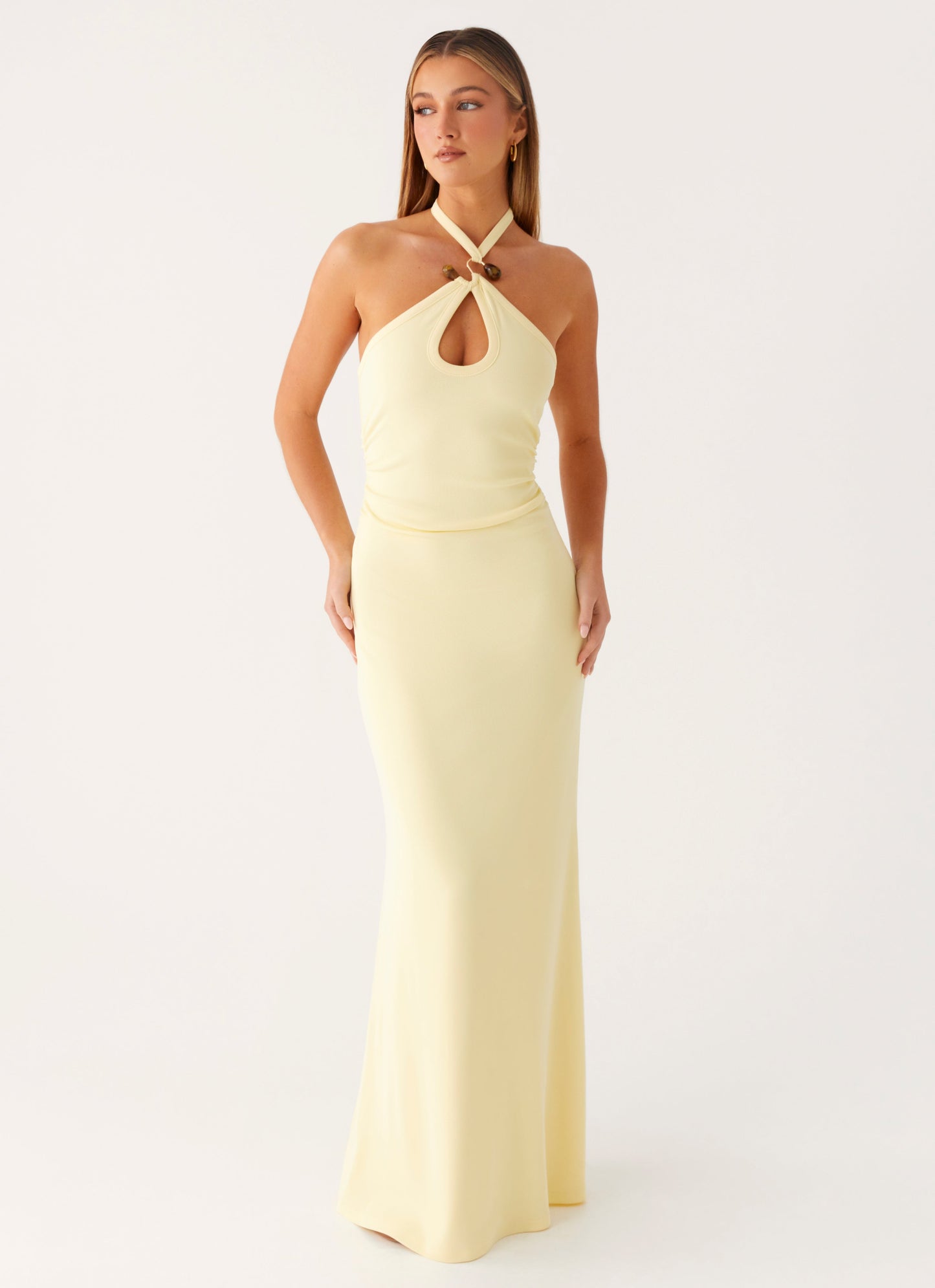Instant Attraction Maxi Dress - Yellow