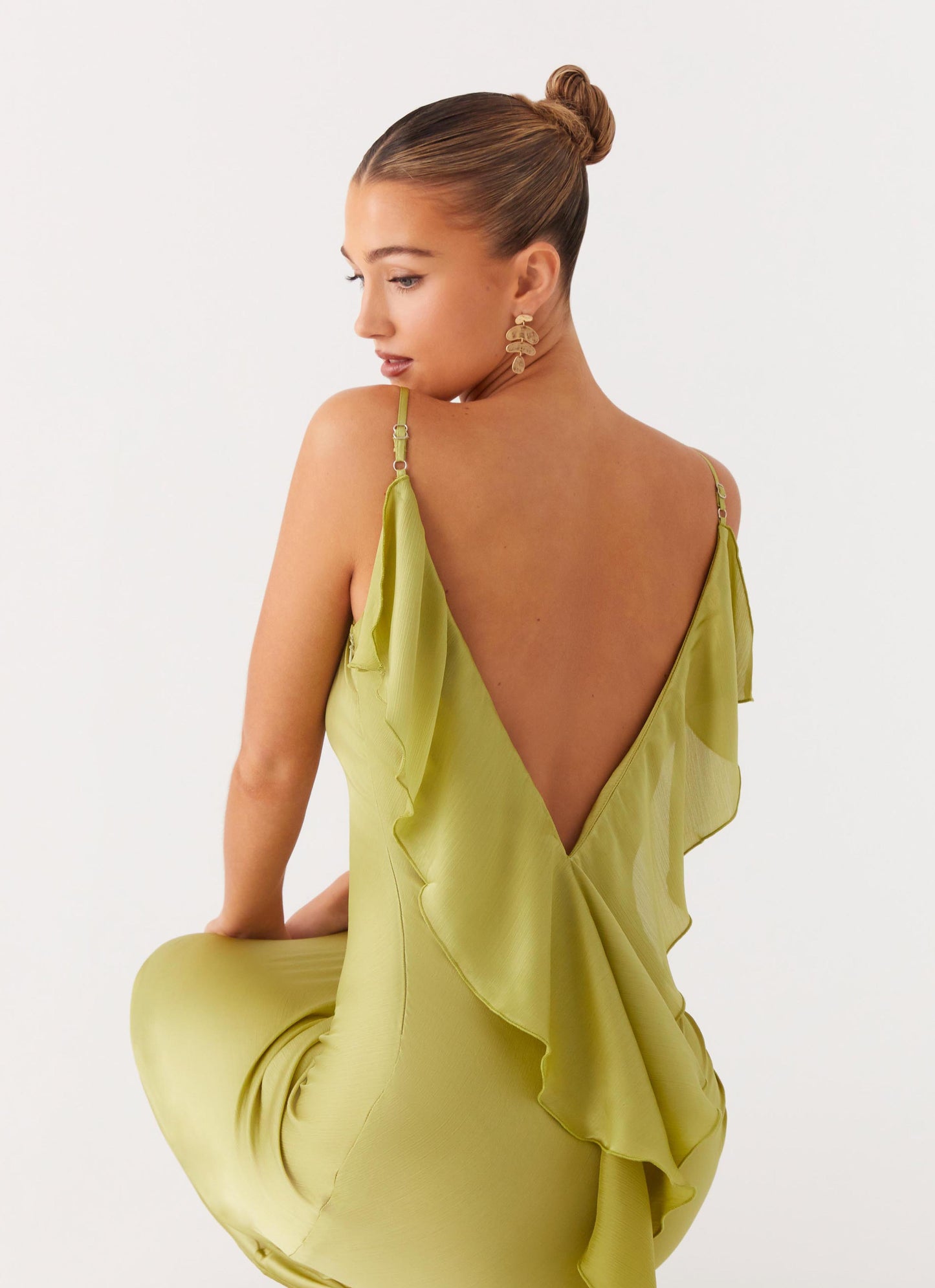 Jade Escape Maxi Dress - Lime