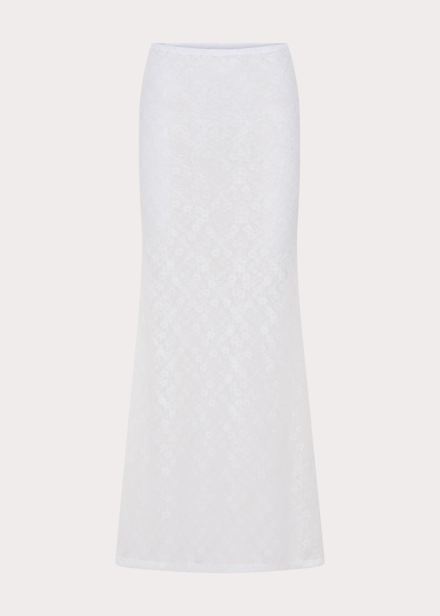 Jaz Lace Maxi Skirt - White