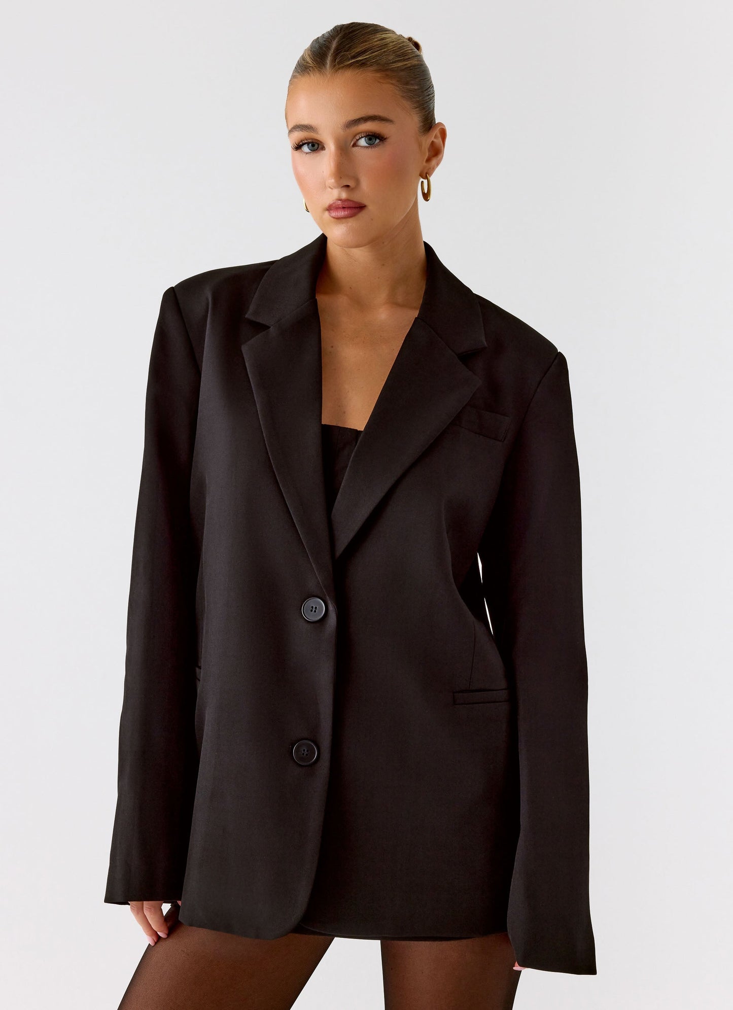 Kingston Oversized Blazer - Black