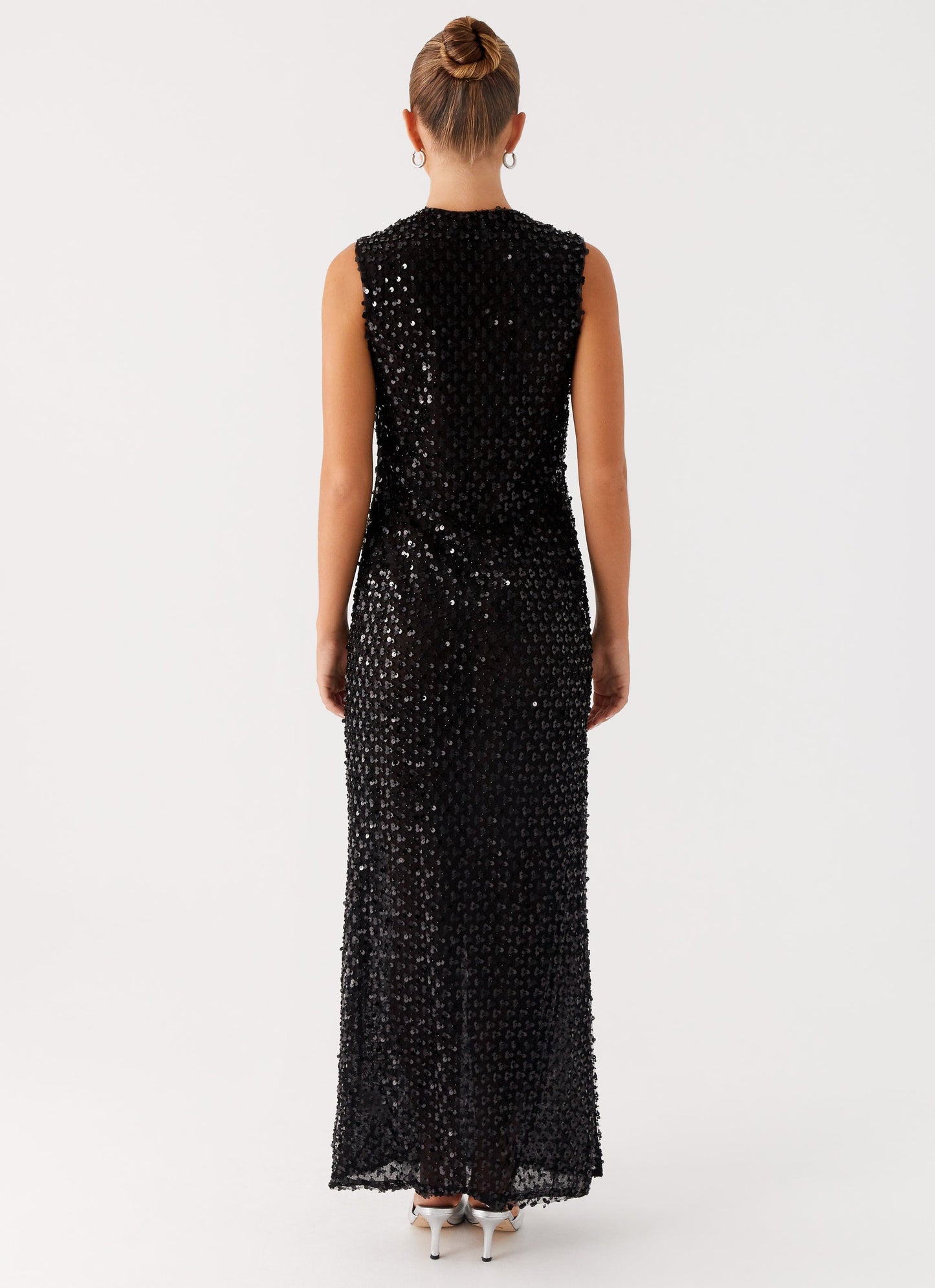 Kore Sequin Maxi Dress - Black