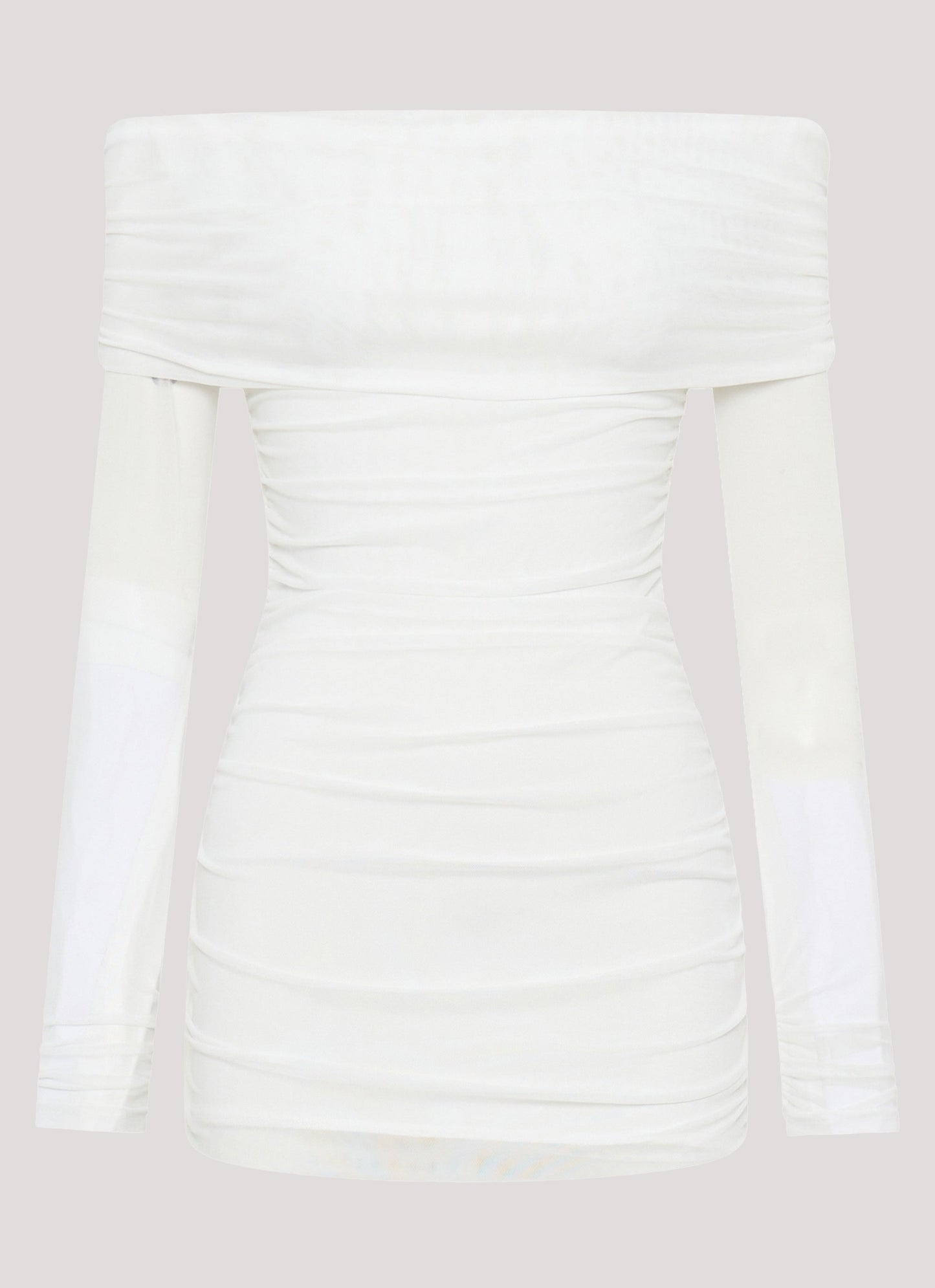Liquid Spirit Mini Dress - White