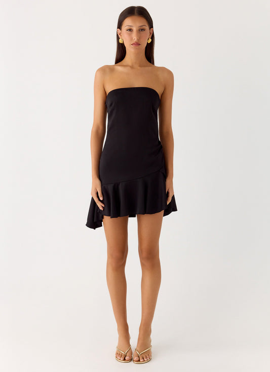 Luna Night Mini Dress - Black