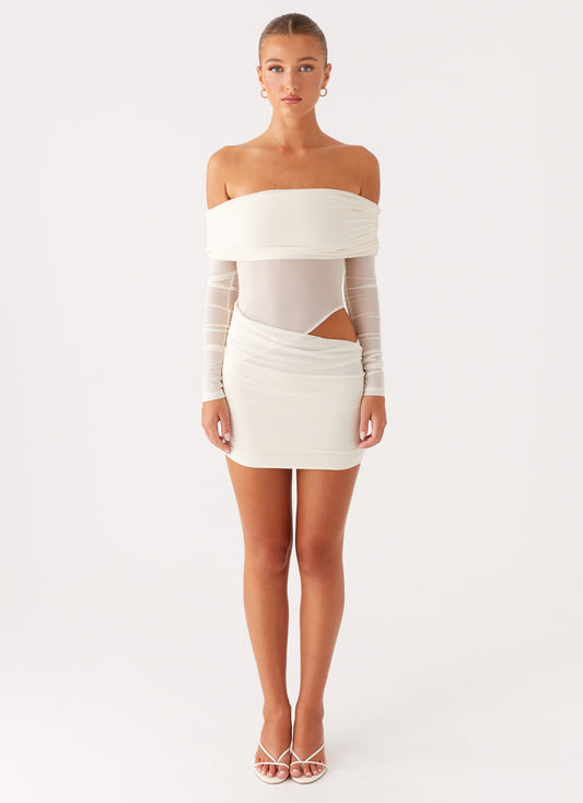 No Doubt Mini Dress - Ivory