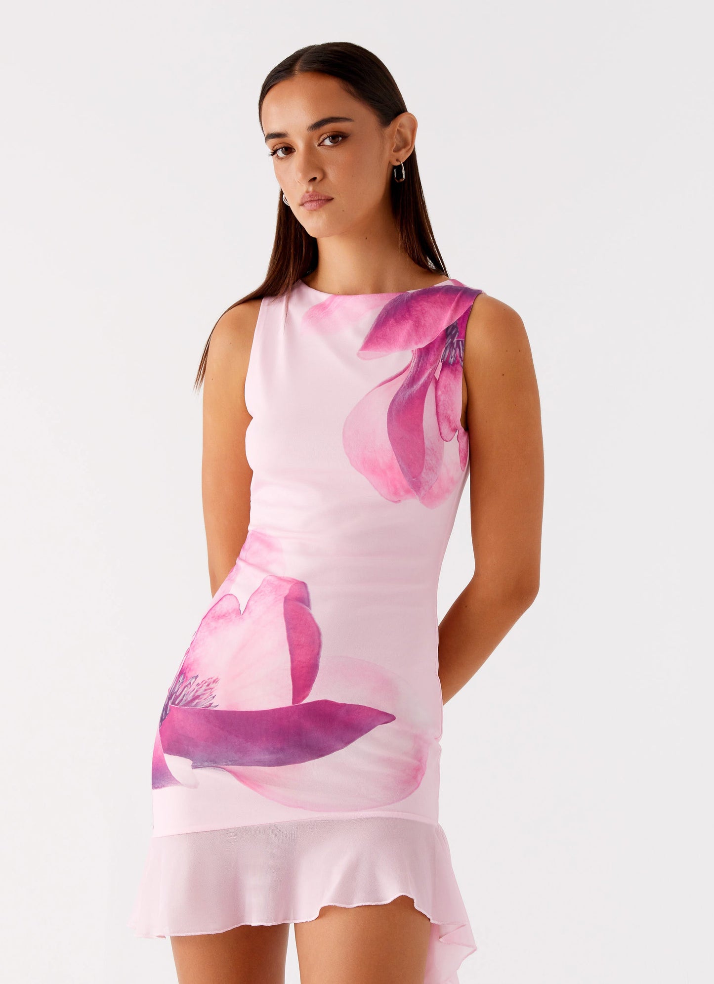 Normandy Mini Dress - Pastel Pink