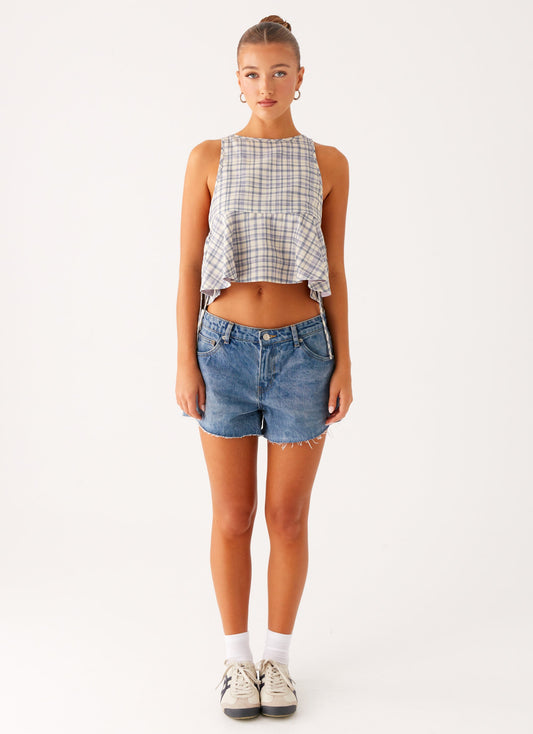 Osborne Halter Top - Check