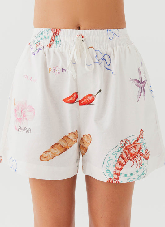 Sweet Relief Linen Shorts - Banchetto