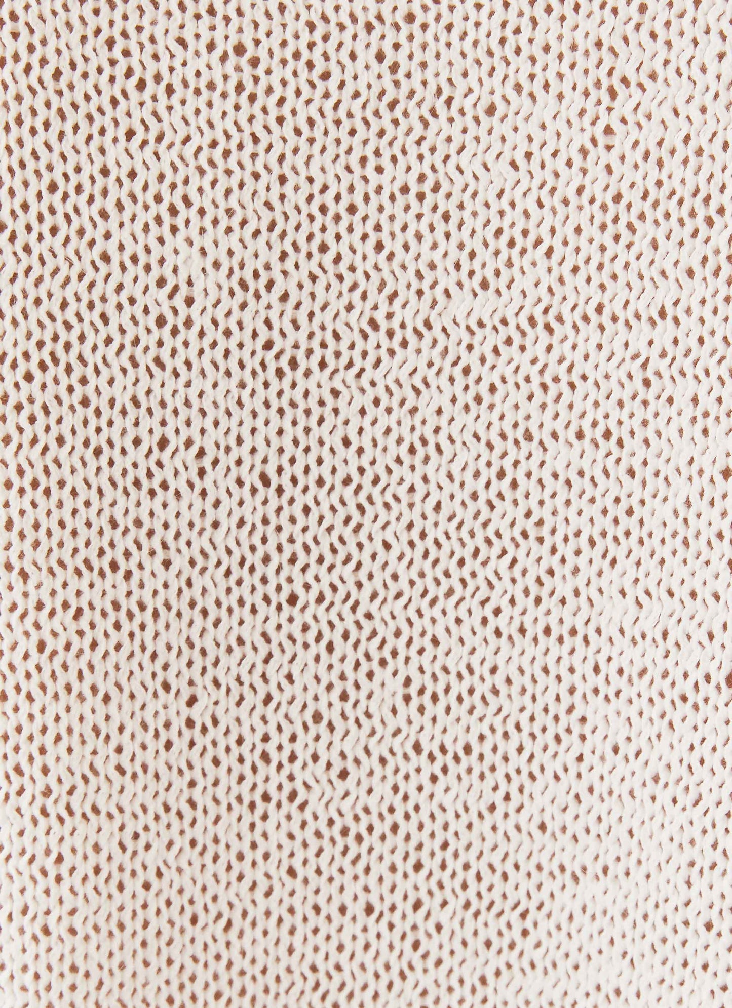 Capri Glow Knit Top - White