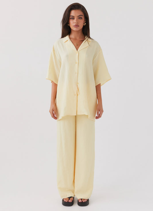 The Good Days Pants - Lemon