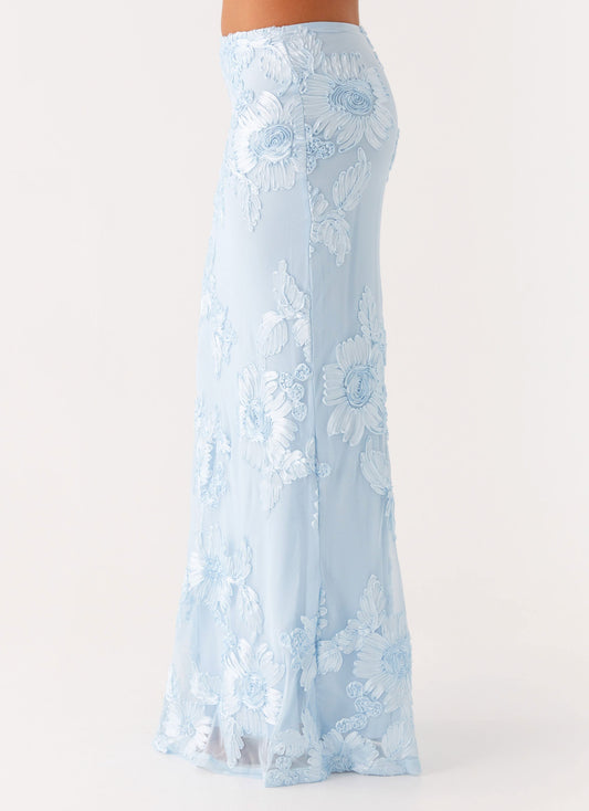 Radiate Maxi Skirt - Blue