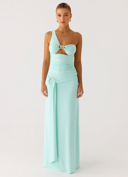 Ravi Maxi Skirt - Aqua