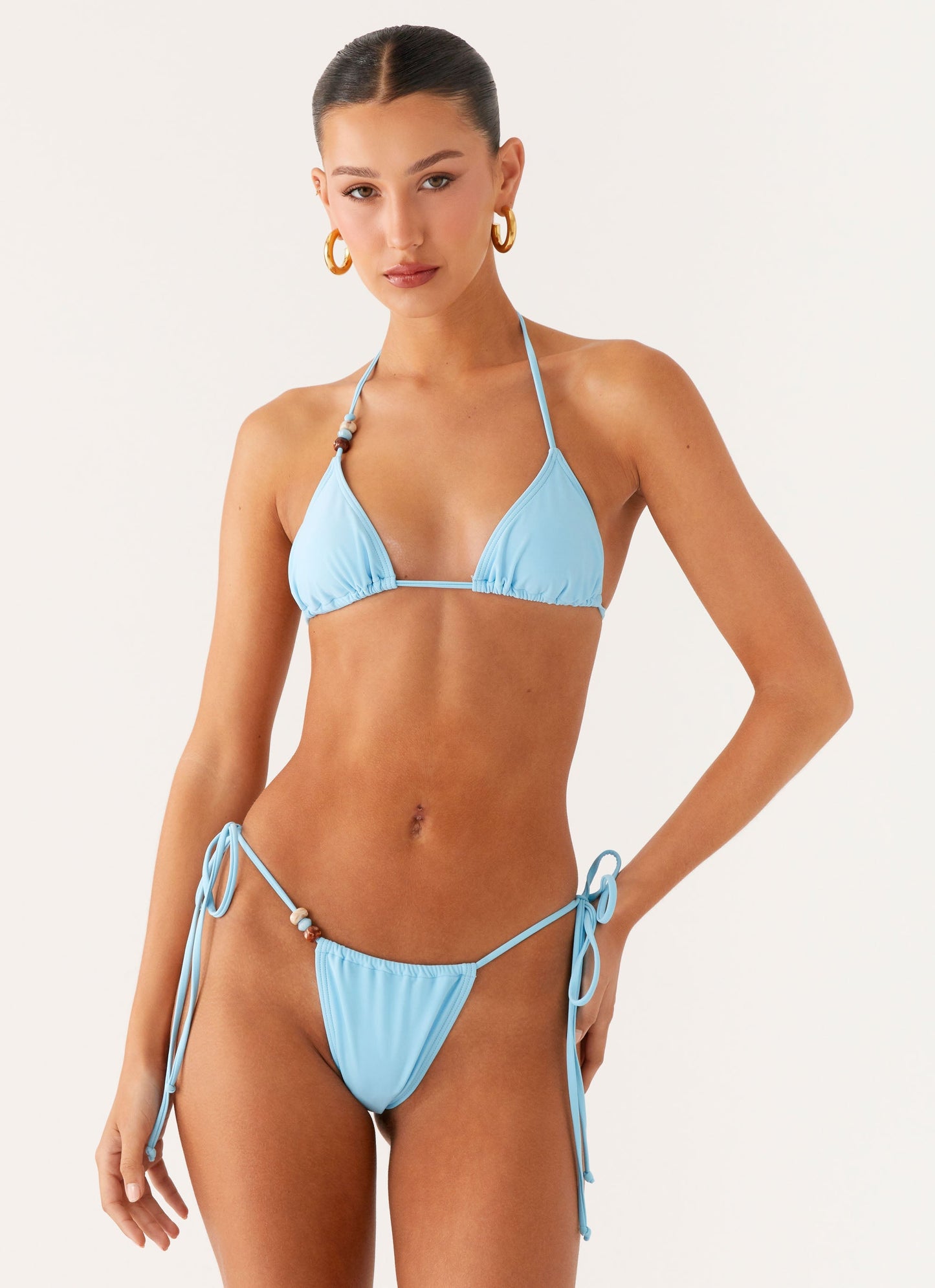 Ryland Bead Bikini Top - Turquoise