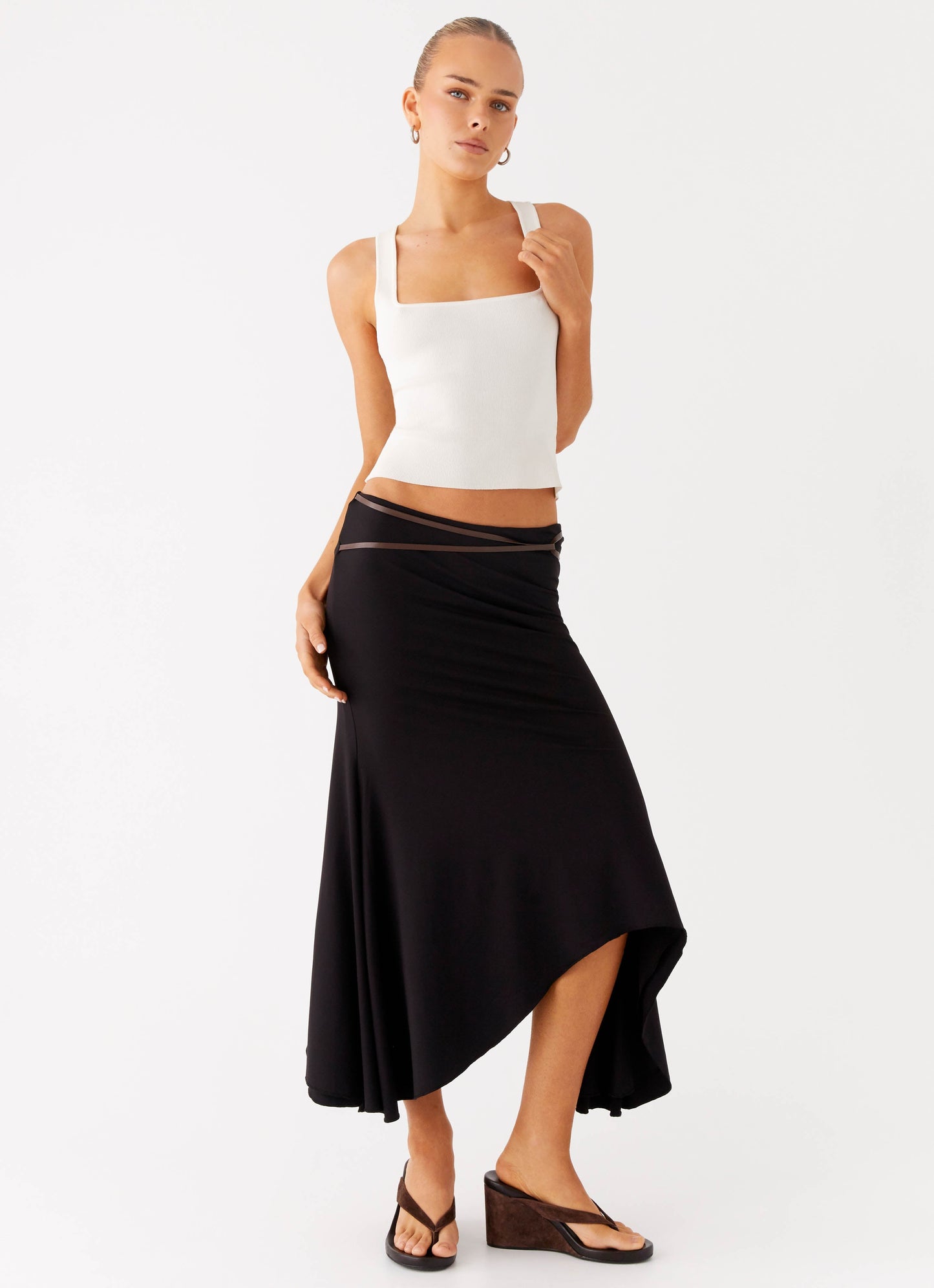 Seattle Midi Skirt - Black