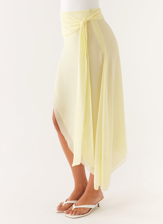 Tilly Swim Skirt - Pastel Yellow