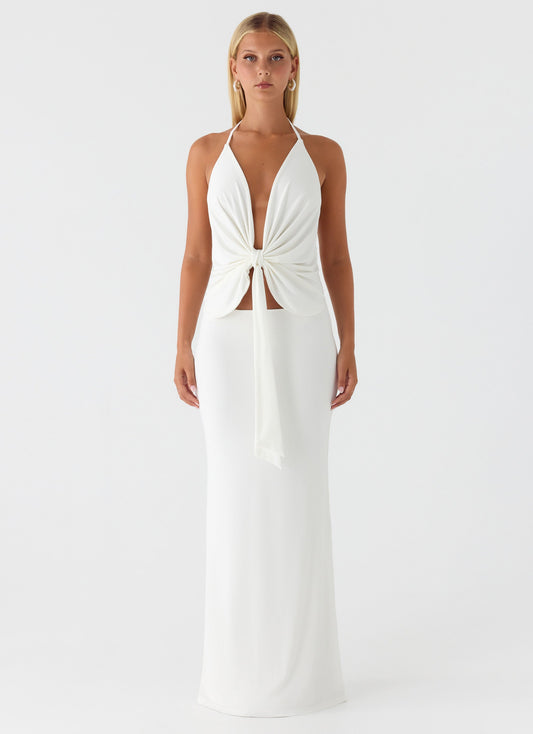 Undercover Maxi Dress - White