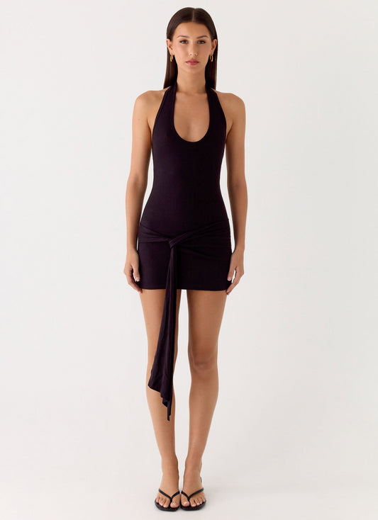 Vedetta Mini Dress - Black