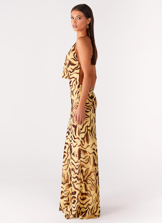 Viva Lune Maxi Dress - Laguna Print
