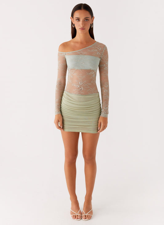 Zenni Mini Dress - Sage