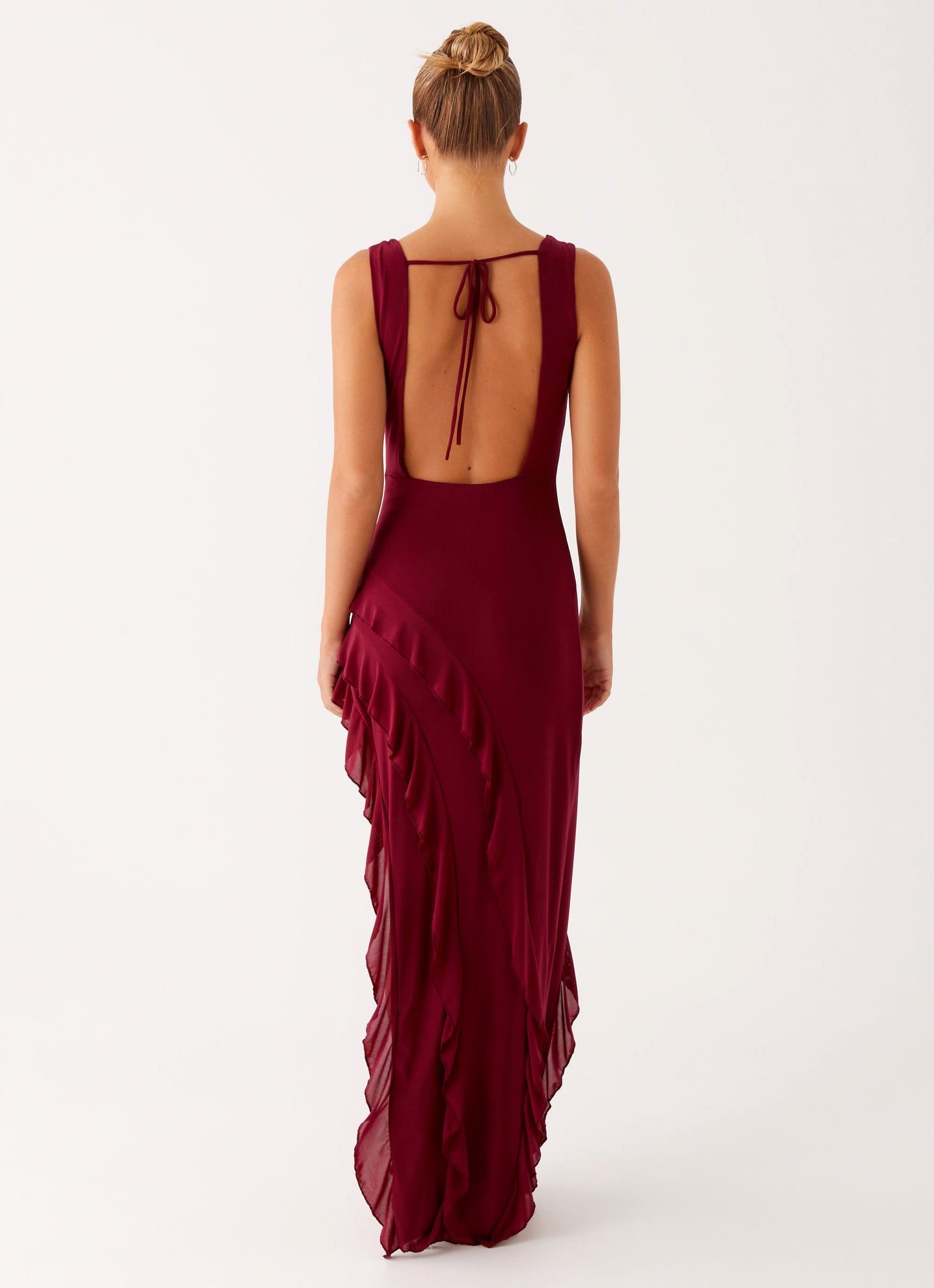 Hendrix Maxi Dress - Raspberry Wine