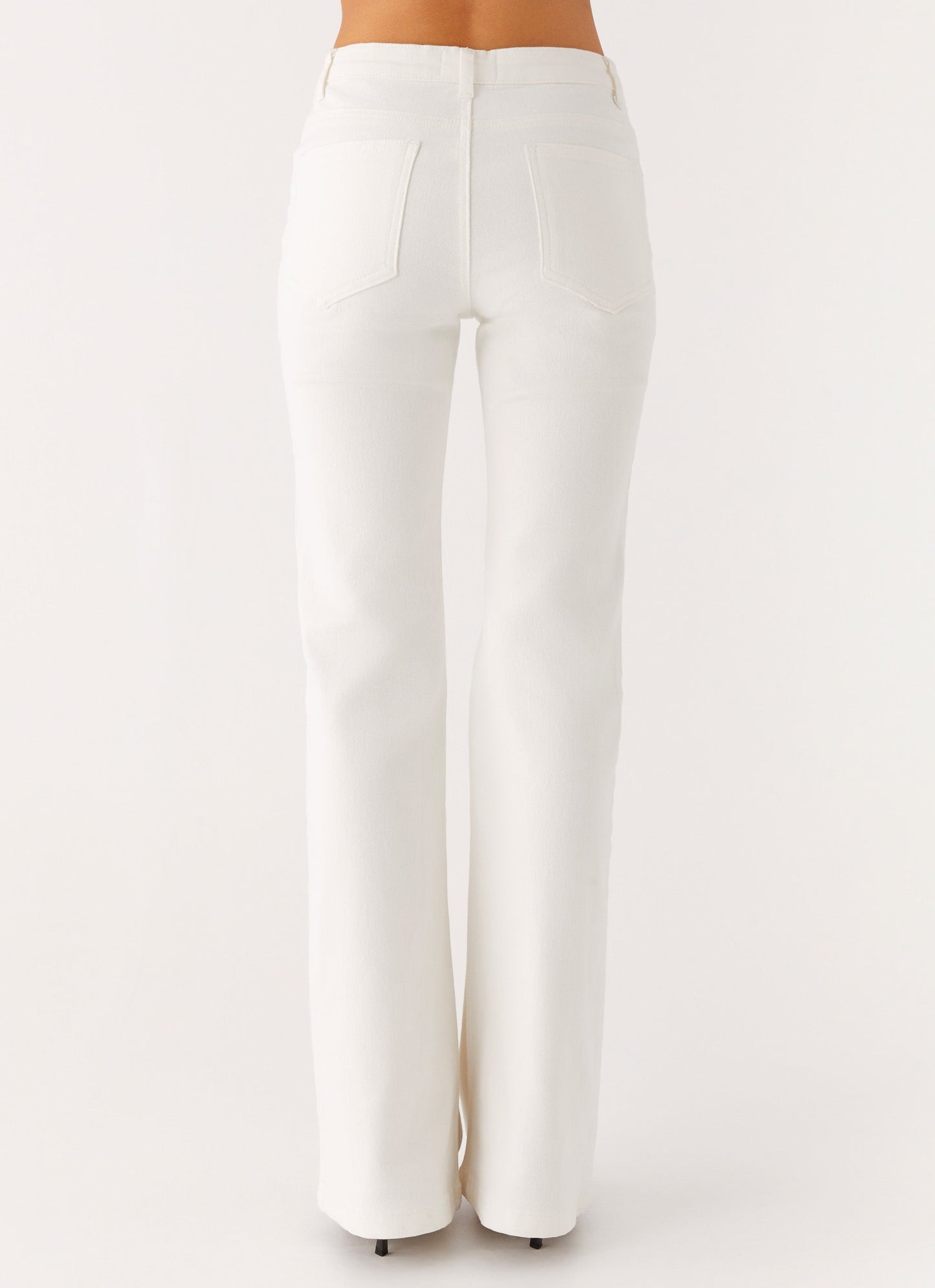 Aldo Bootleg Jeans - White