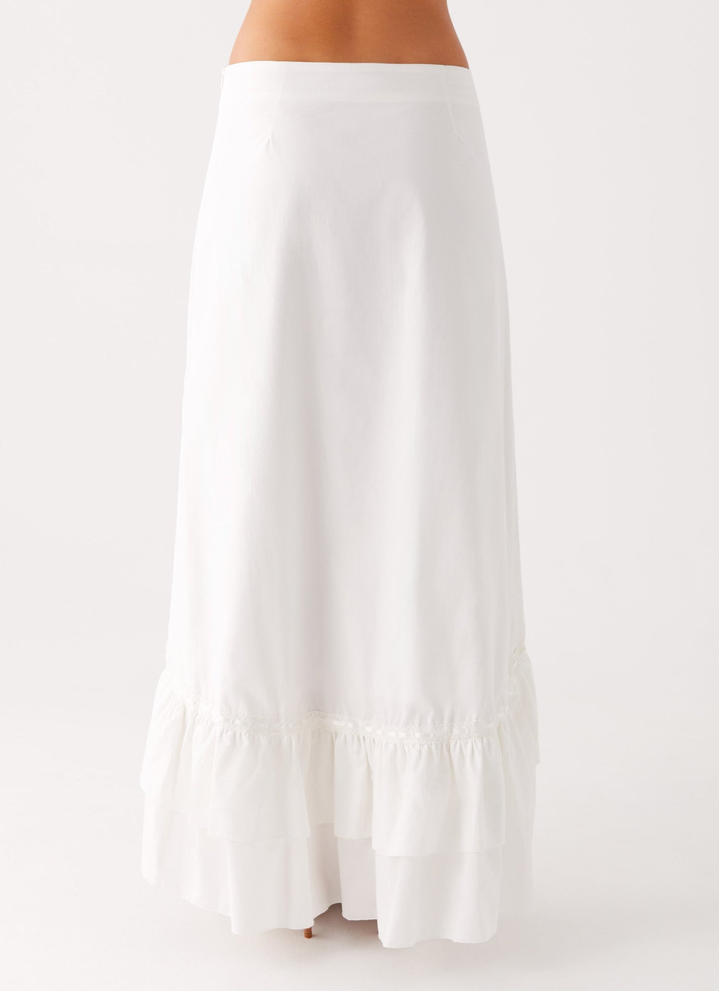 Alessandra Maxi Skirt - White