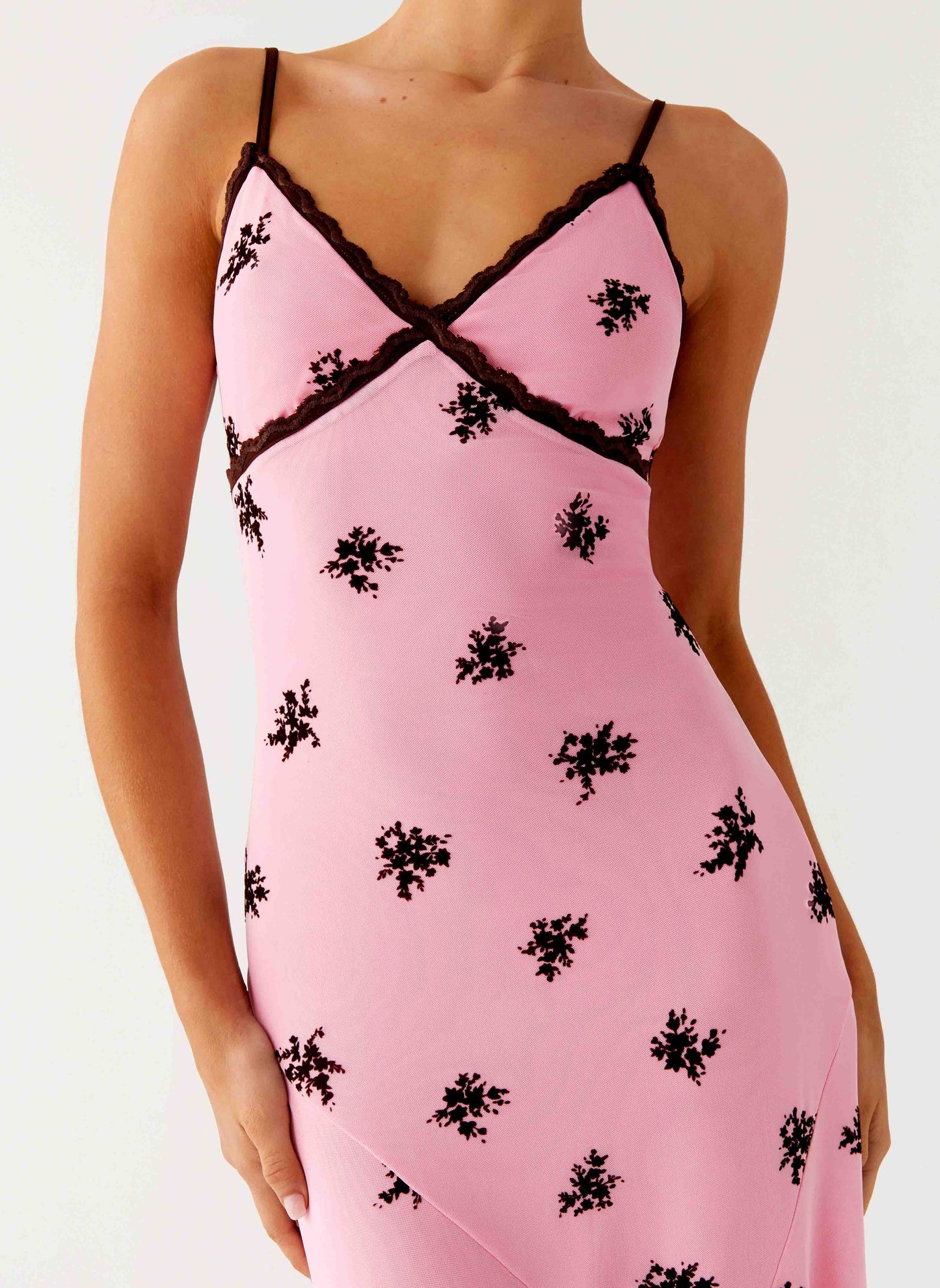 Amelia Midi Dress - Pink