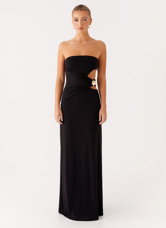 Anetta Maxi Dress - Black