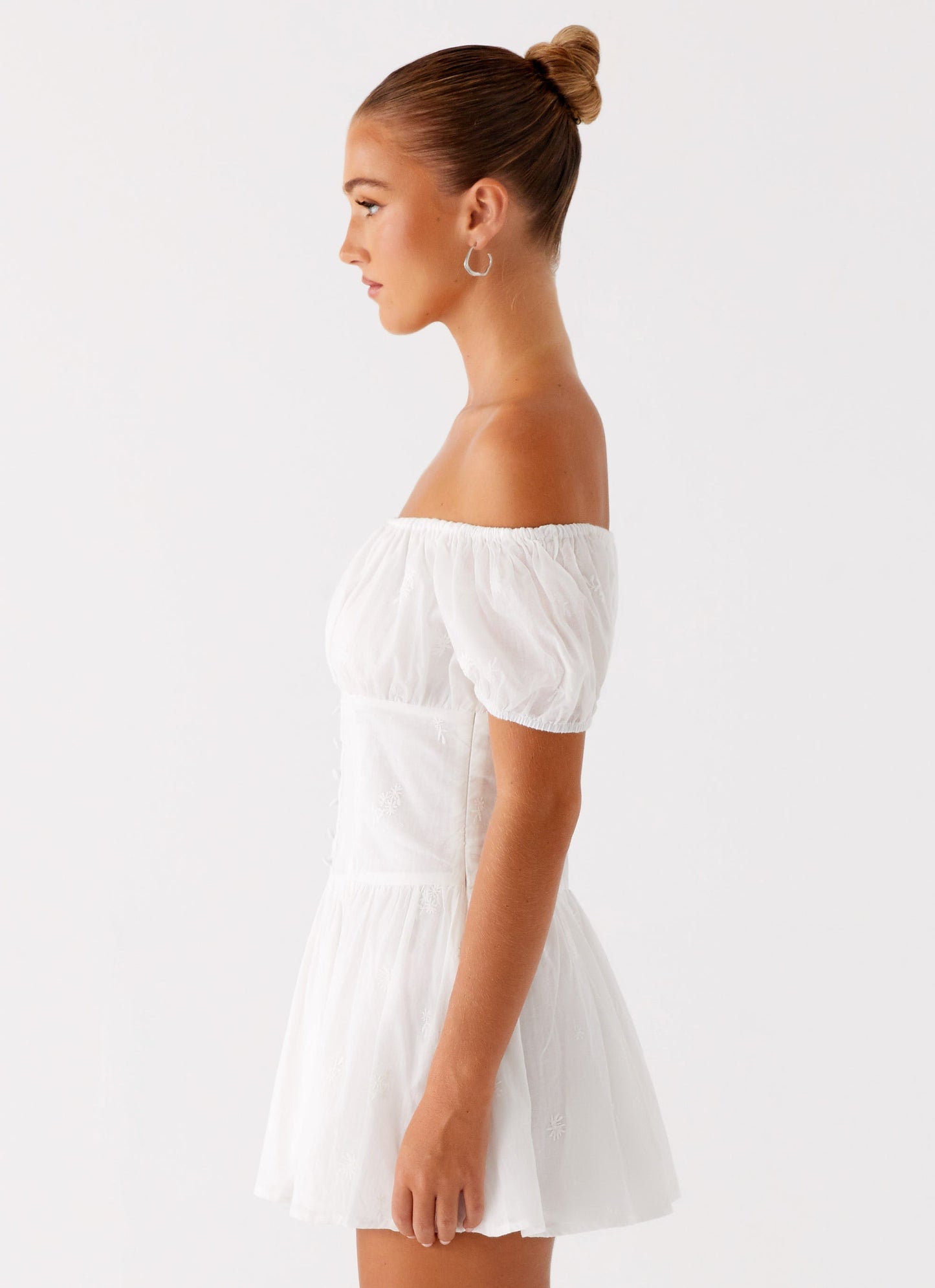 Anthem Cotton Mini Dress - Ivory