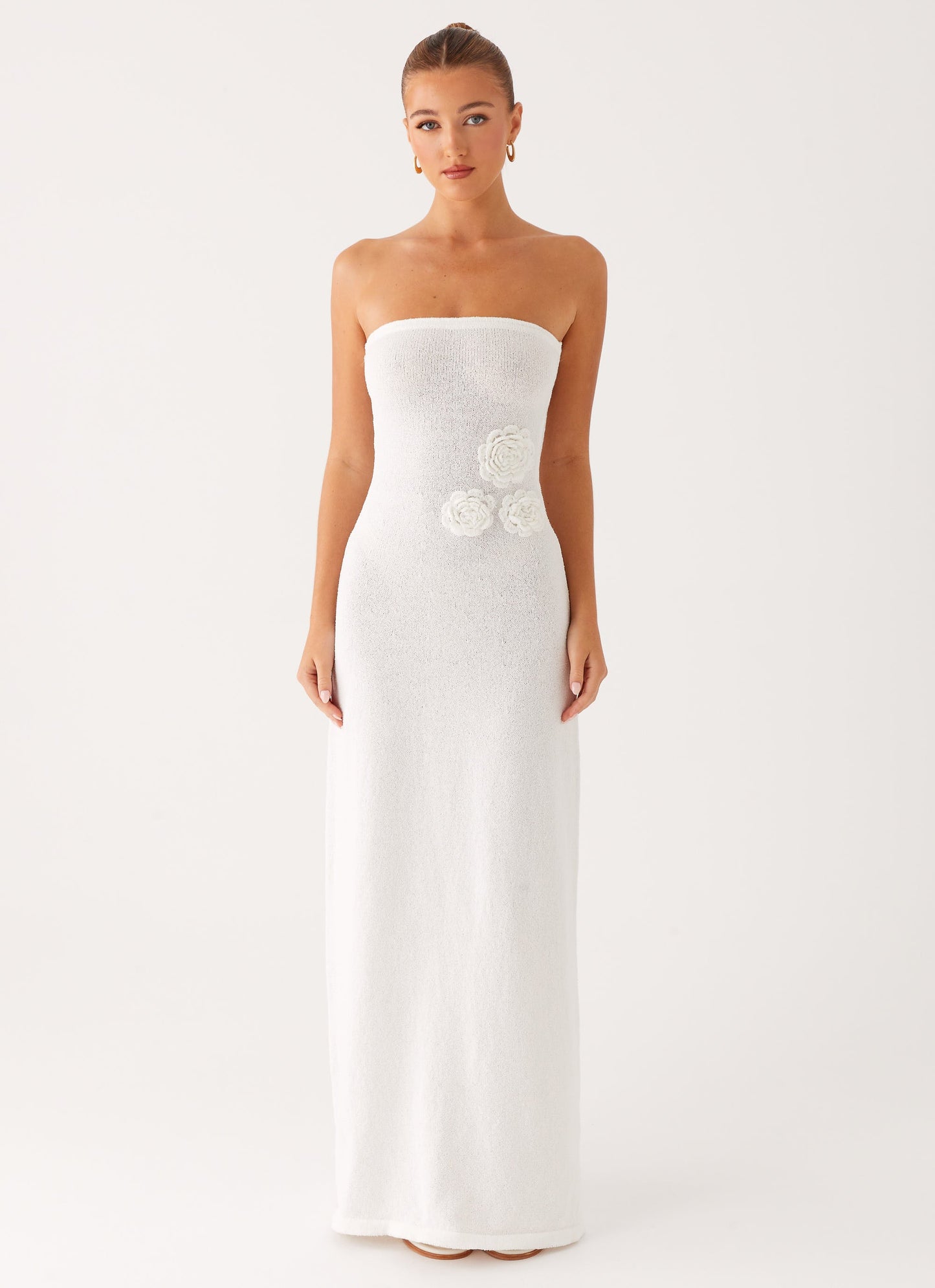 Arli Strapless Maxi Dress - Ivory