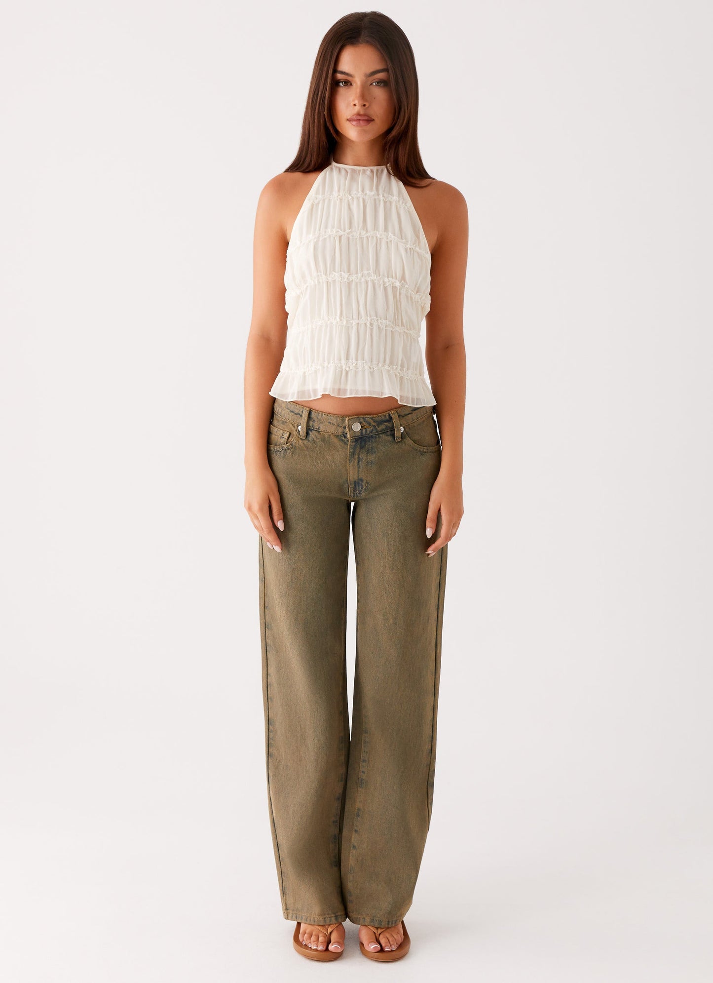 Bennie Halter Top - Ivory