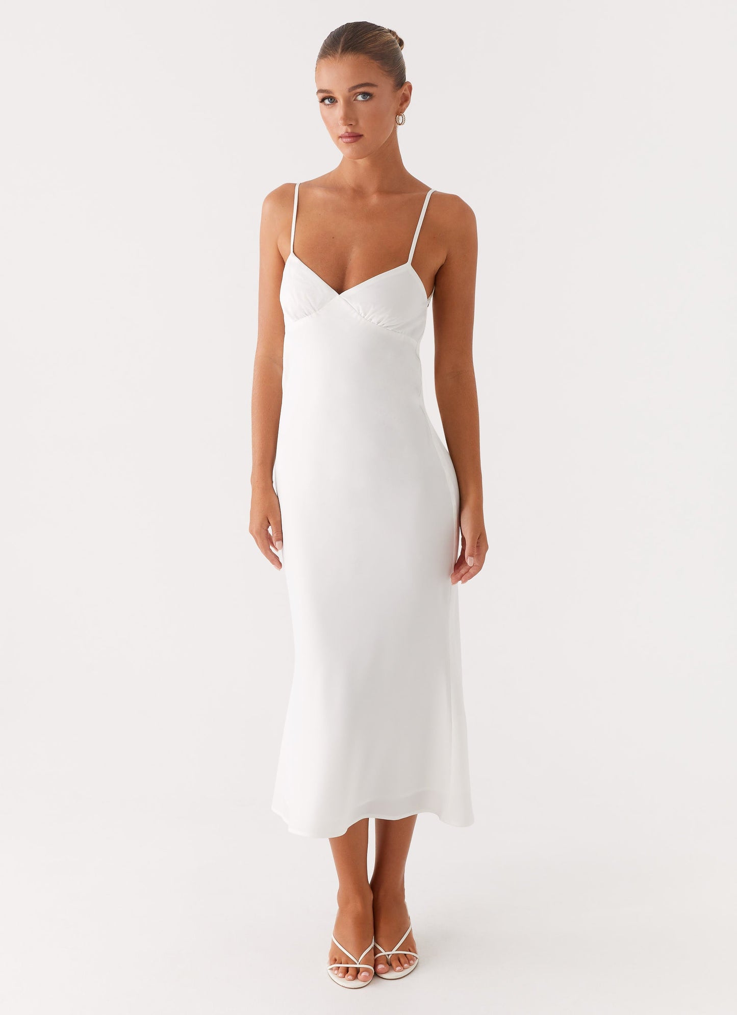 Bentley Midi Dress - White