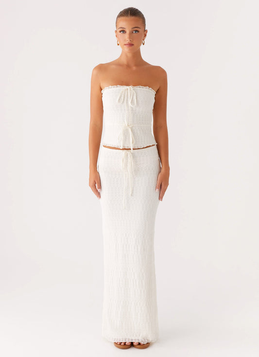 Blakely Maxi Skirt - Ivory