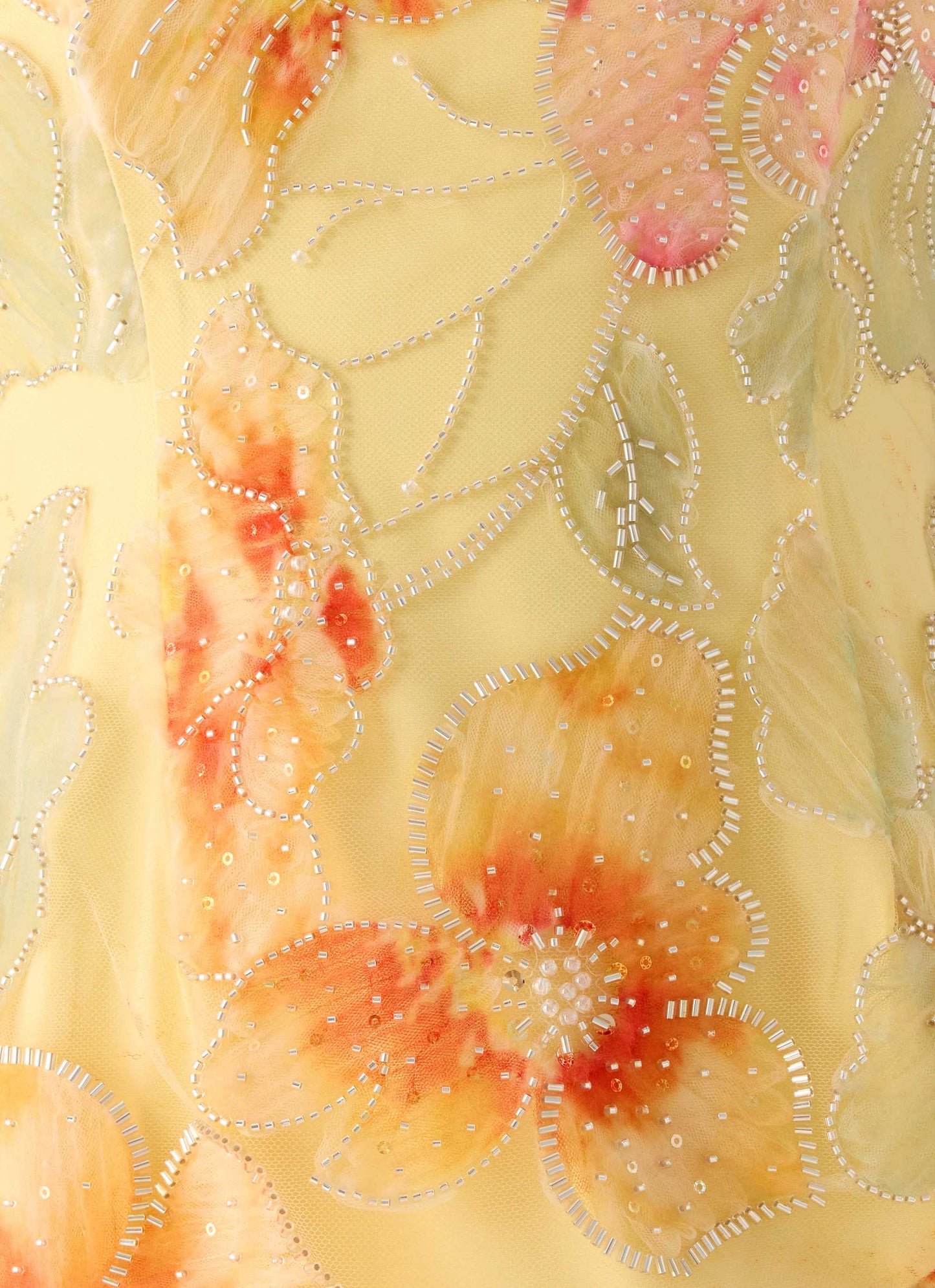 Bliss Beaded Halter Top - Floral Beaded