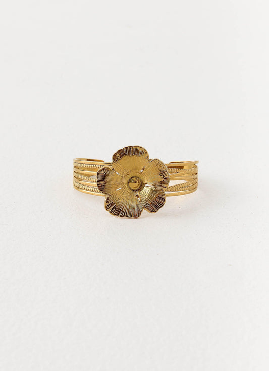 Bloomette Bangle - Gold