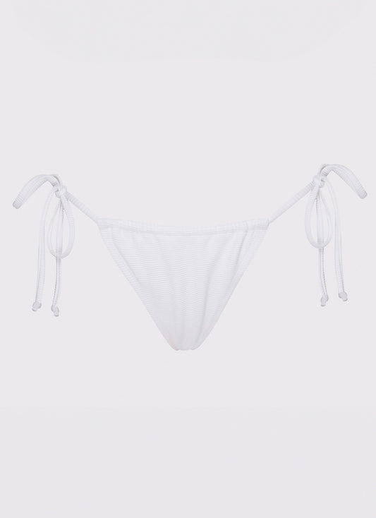 Calista Bikini Bottoms - White