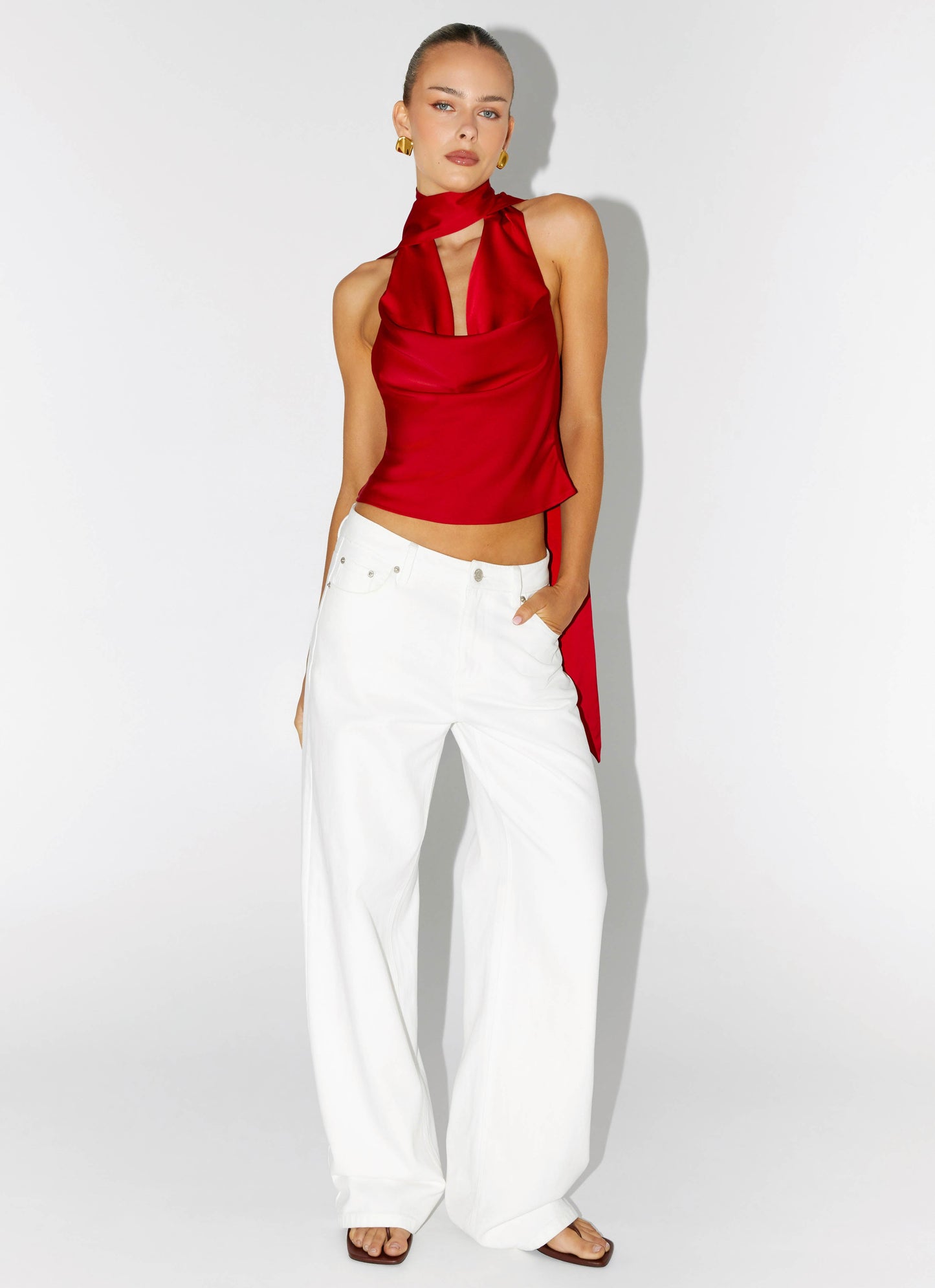 Catching Feelings Top - Red