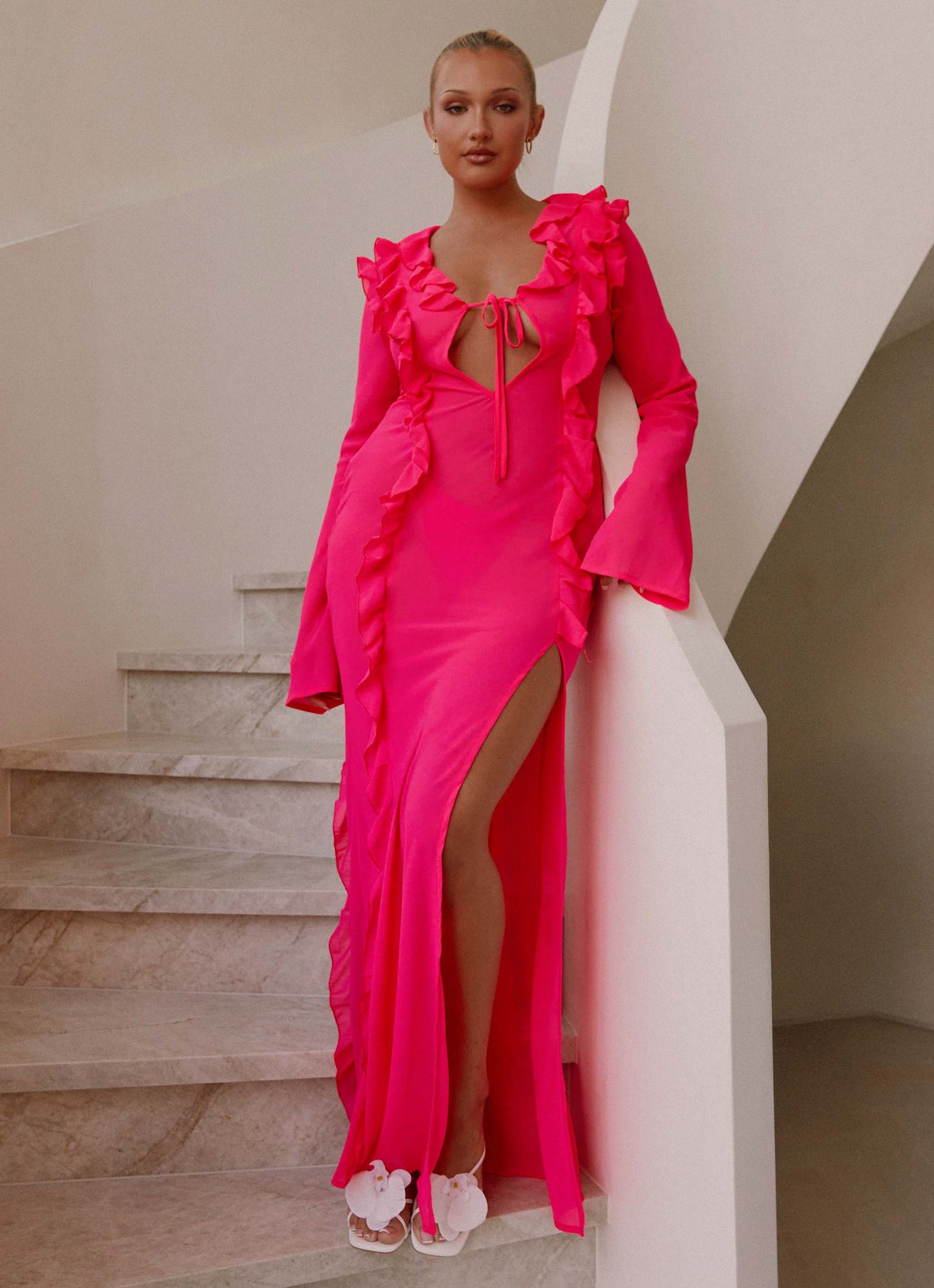 Charlize Maxi Dress - Pink