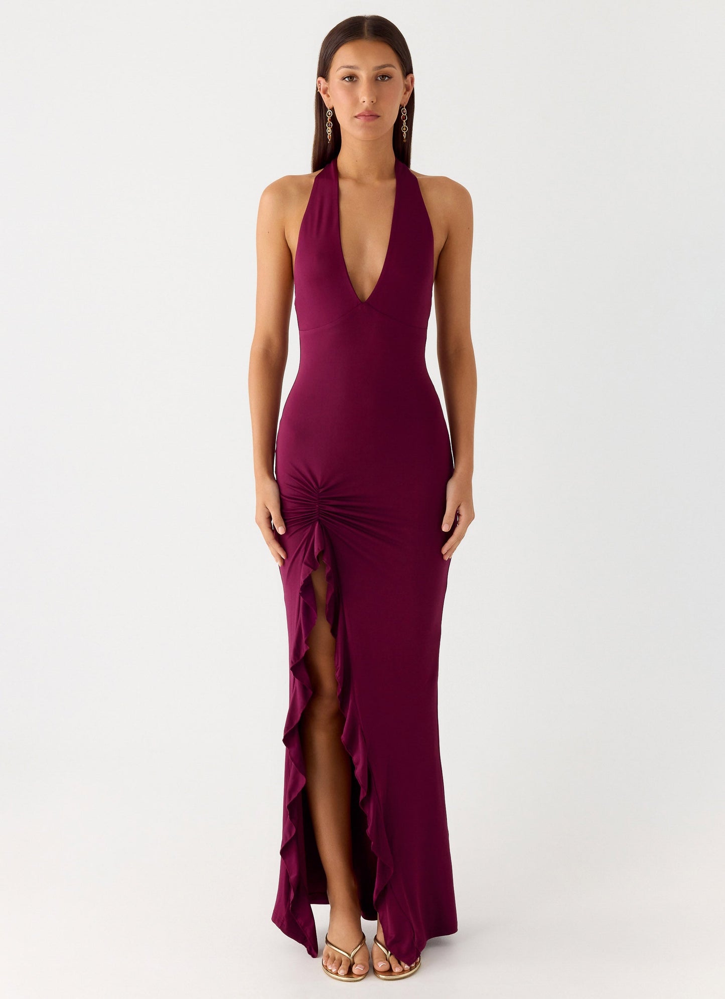 Charmed By You Maxi Dress - Plum