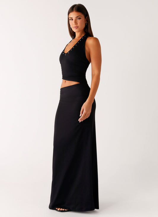 Chella Maxi Dress - Black