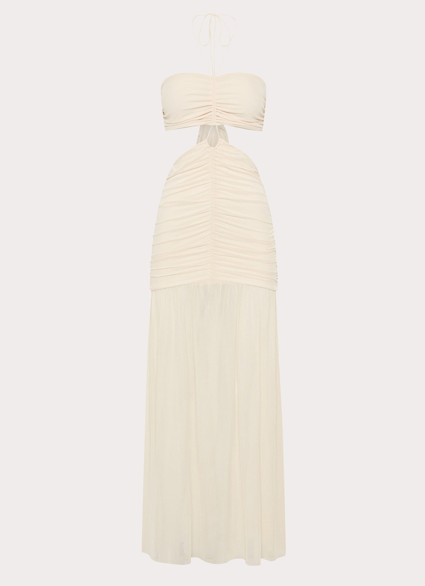 Clover Cut Out Maxi Dress - Lemon