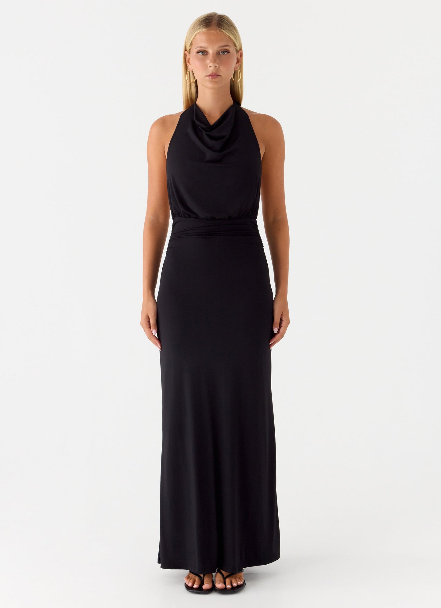Crazy Over Me Maxi Dress - Black